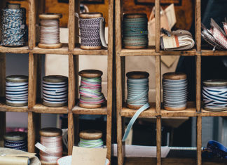 Gorgeous DIY Button Wall Art Made From Old Plates